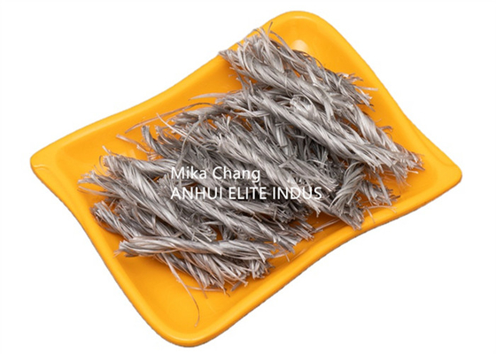 Polypropylene TWIST Bundle Macro Synthetic Fiber Similar To EUCLID TUF-STRAND MAXTEN